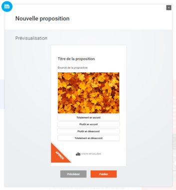Prévisualiser et publier